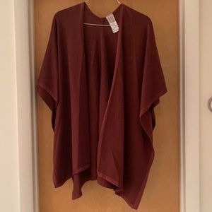 EUC Chico’s brown cape.